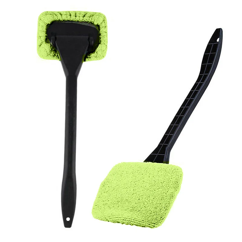 

Window Cleaner Windshield Cleaner Microfiber Auto Long Handle Brushes Sponges Handy Washable Car Cleaning Tool
