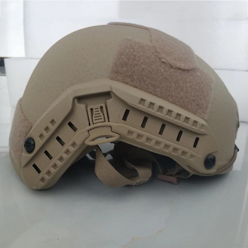 Bulletproof Helmet Level IIIA 3A Military tactics FAST MH High Cut Bullet proof Aramid Ballistic Helmet Self Defense Black/khaki