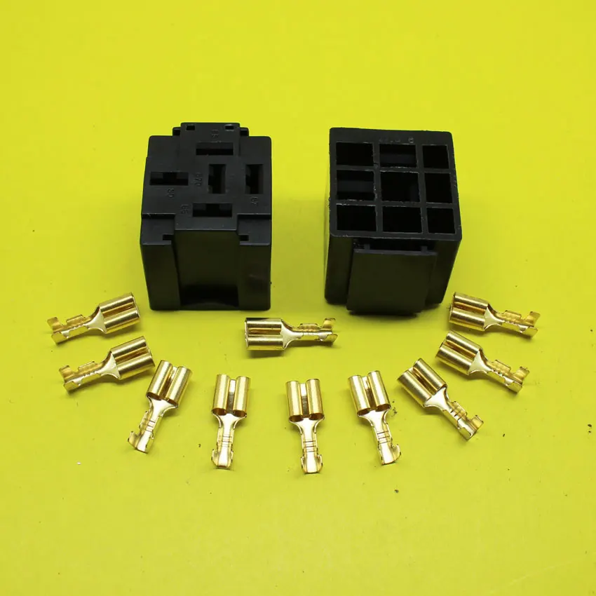 

AD-011   Automotive Relay Sockets, 5 Pin Mount, Series Relays car relay socket auto relay connector
