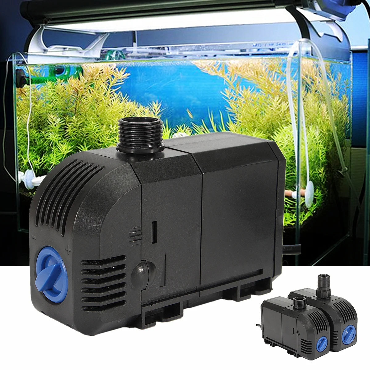 20W/25W Adjustable Changeable Sponges Submersible Water Pump Aquarium
