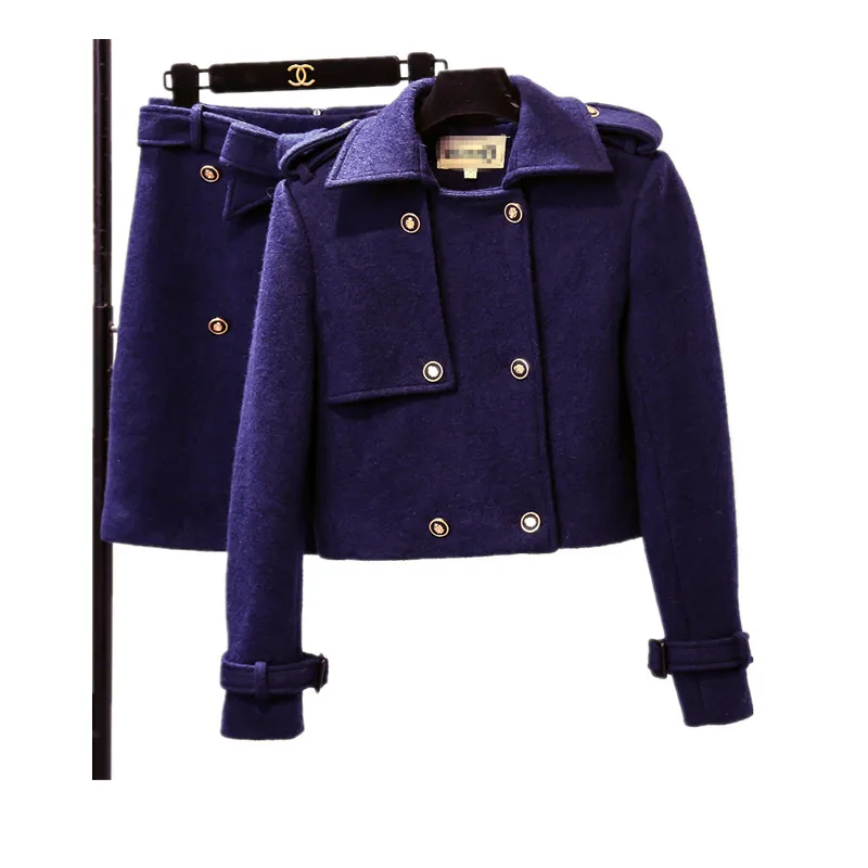 ladies navy blue short jackets