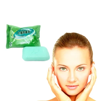 

ALOEVERA Soap Face & Body Clear Anti Bacterial Lighten Freckles Beauty & Health Care massage Soap