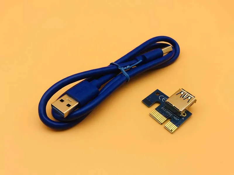 PCIE USB 3 0 60 см pcie расширитель переходная карта 1x к 16x Дата кабель SATA 4Pin IDE Molex адаптер