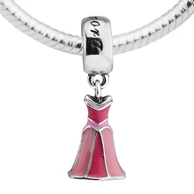 Подходит Пандора браслеты Аврора Бисер для платья 925 серебряные ювелирные изделия, подвески-талисманы