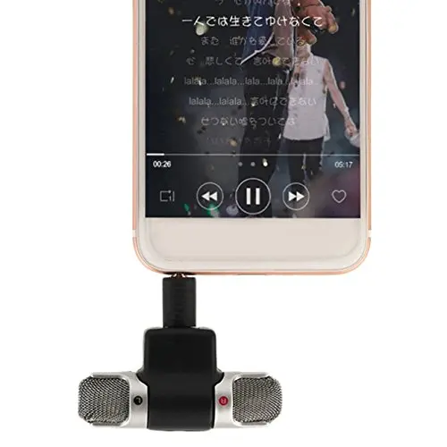 Мини Портативный цифровой стерео микрофон рекордер для Sony iPhone Samsung Android телефонов