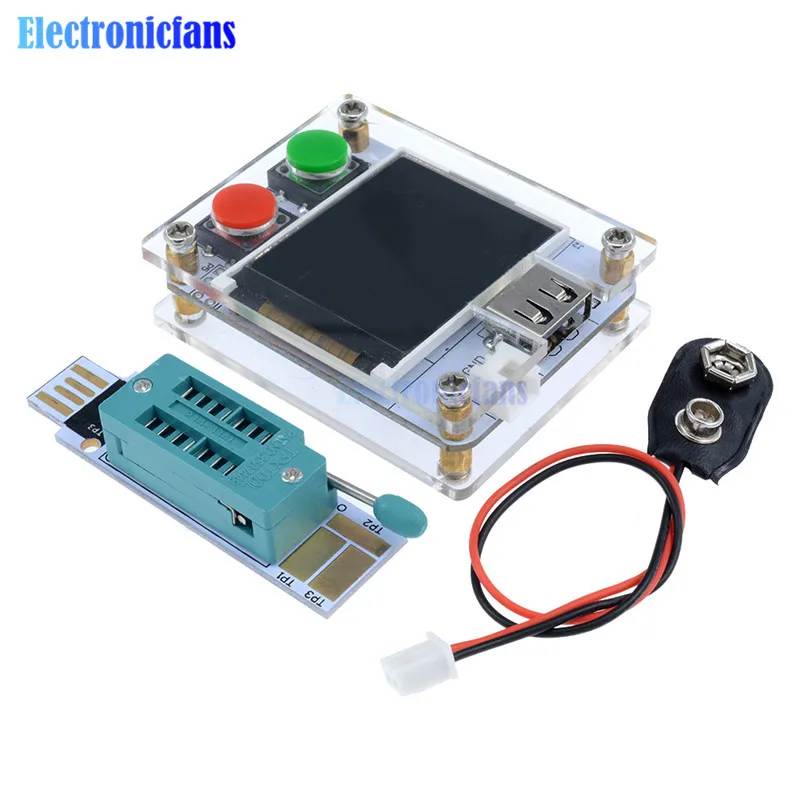

MK-328 1.8 Inch 1.8'' LCD Screen 128X160 Transistor Tester Mini USB ATmega328p ESR Diode Triode Capacitance Transistor Tester