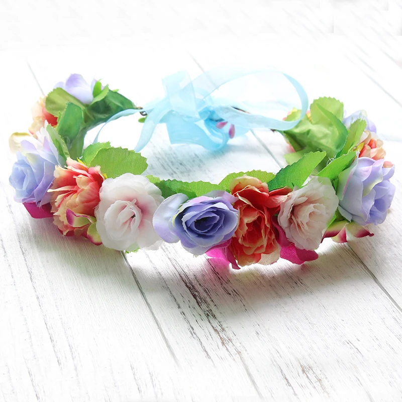 Headband Floral Headwear Hair Accessories Wreath Headband Floral Crown
