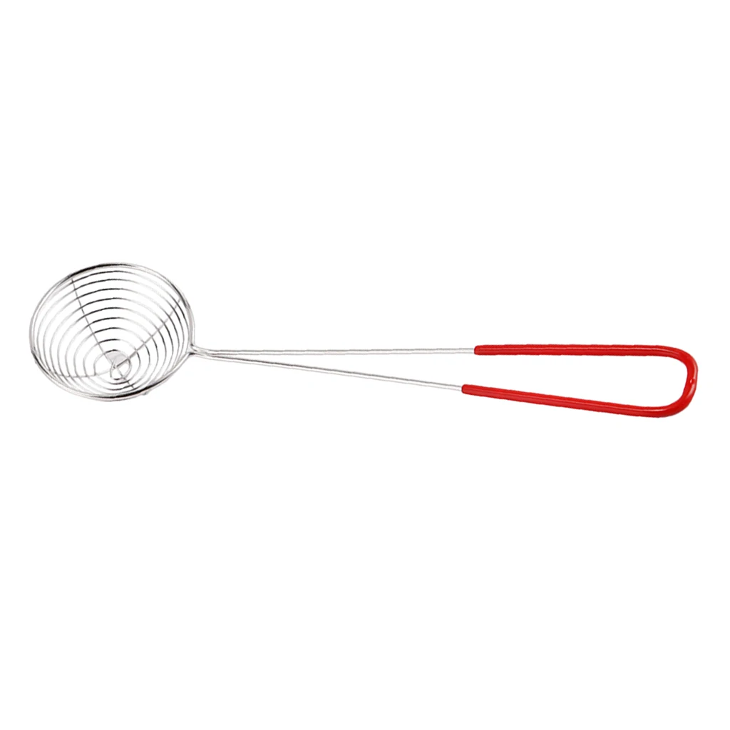 MagiDeal Hot Pot Strainer Ladle Kitchen Tools Mesh Stainless Steel Skimmer Food Oil for fries fish vegetables meats Utensils