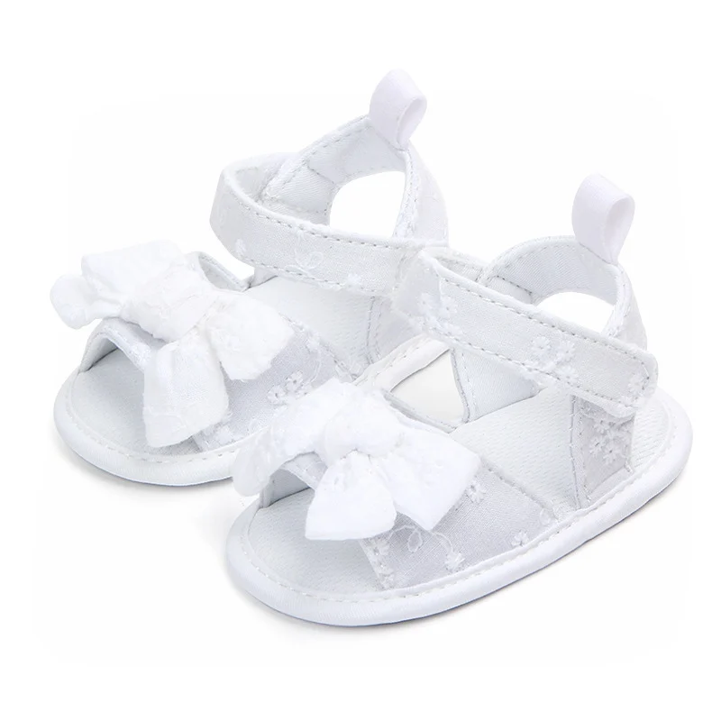 Chaussures pour bébés filles en coton | Sandales à la mode, sandales princesse pour bébés filles, à nœud