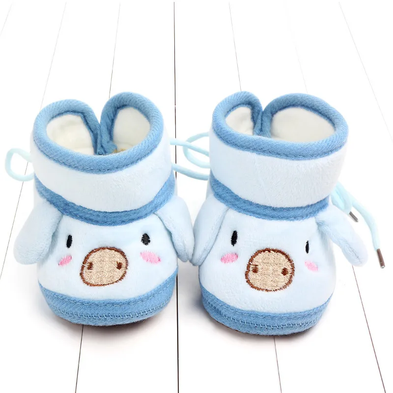 Indoor First Walkers Baby Shoes Cotton Anti-slip Booties Winter Wammer Baby Girl Boy Shoes Newborn Slippers Footwear Booties (15)