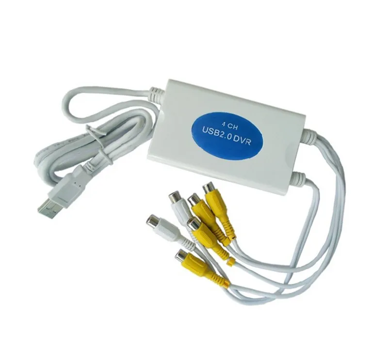 

For CCTV Camera to Computer USB DVR 4CH input 4 Picture Display