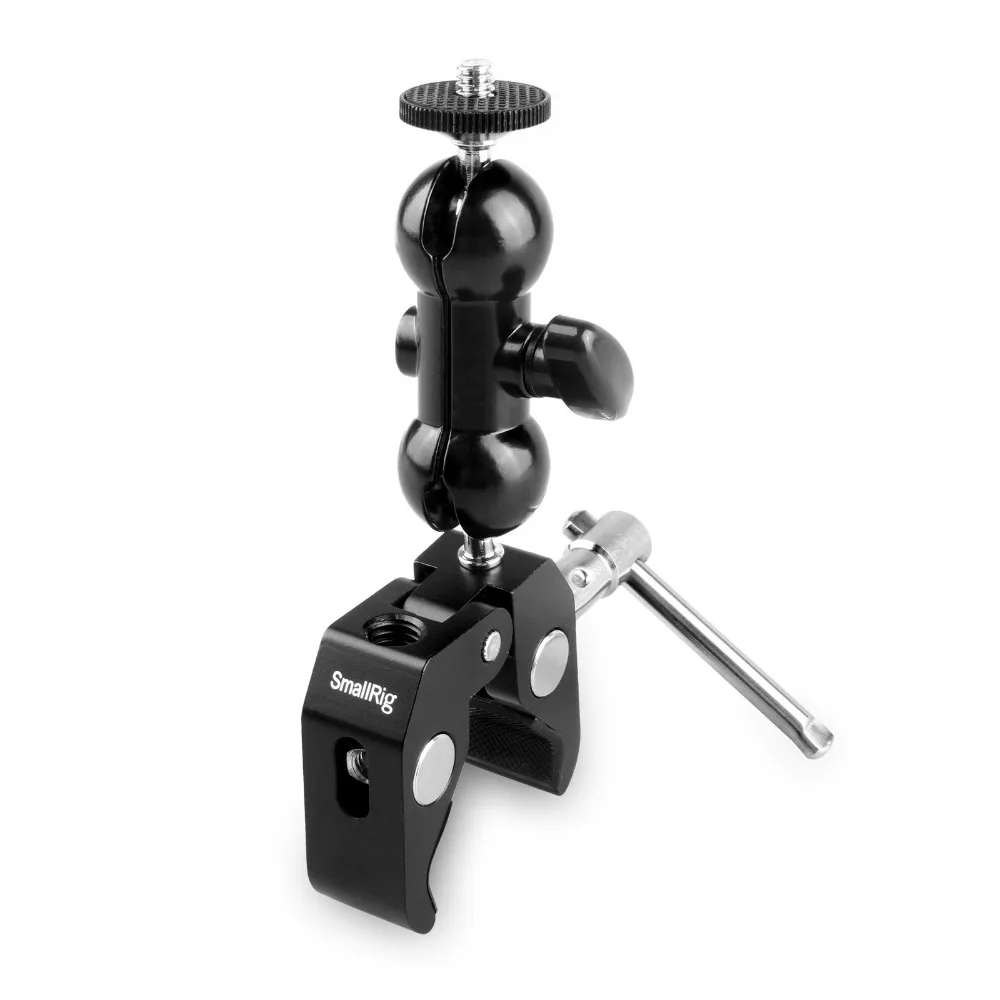 SmallRig Cool Ball Head Adapter Arm V4 Multi-function with Bottom Clamp For DJI Ronin Gimbal DSLR Camera LCD Monitor LED - 1138