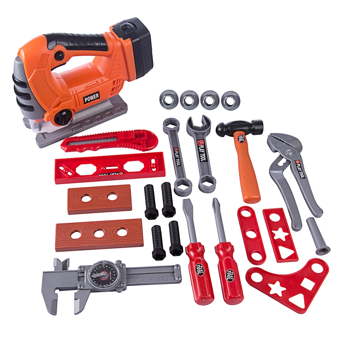 Surwish 24Pcs Children Plastic Pretend Play Toys Electric Tool Set