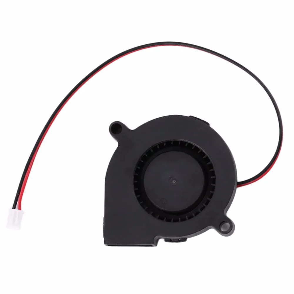 

Professional DC 12V 50mm 3d-print Cooling Fan Blow Radial Hotend / Extruder For 3D Printer Parts Fan with Long Life Low Noise