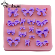 1pcs UV Resin Jewelry Liquid Silicone Mold Bow Resin Charms Pendant Molds For DIY Decorate Jewelry Making