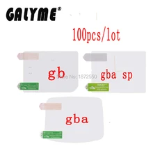 100 шт./лот GameboyAdvance игровая консоль ЖК-экран протектор Защитная пленка подходит GameboyColor GBASP GBO DMG ручной Ремонт объектива