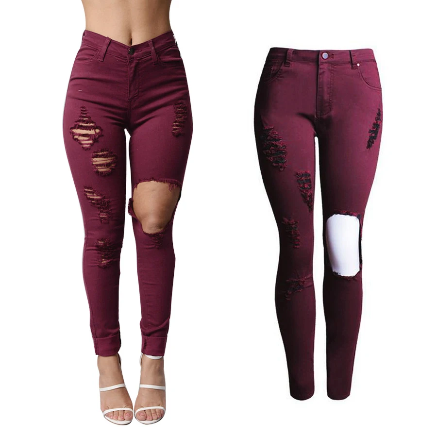 maroon jeans outfit