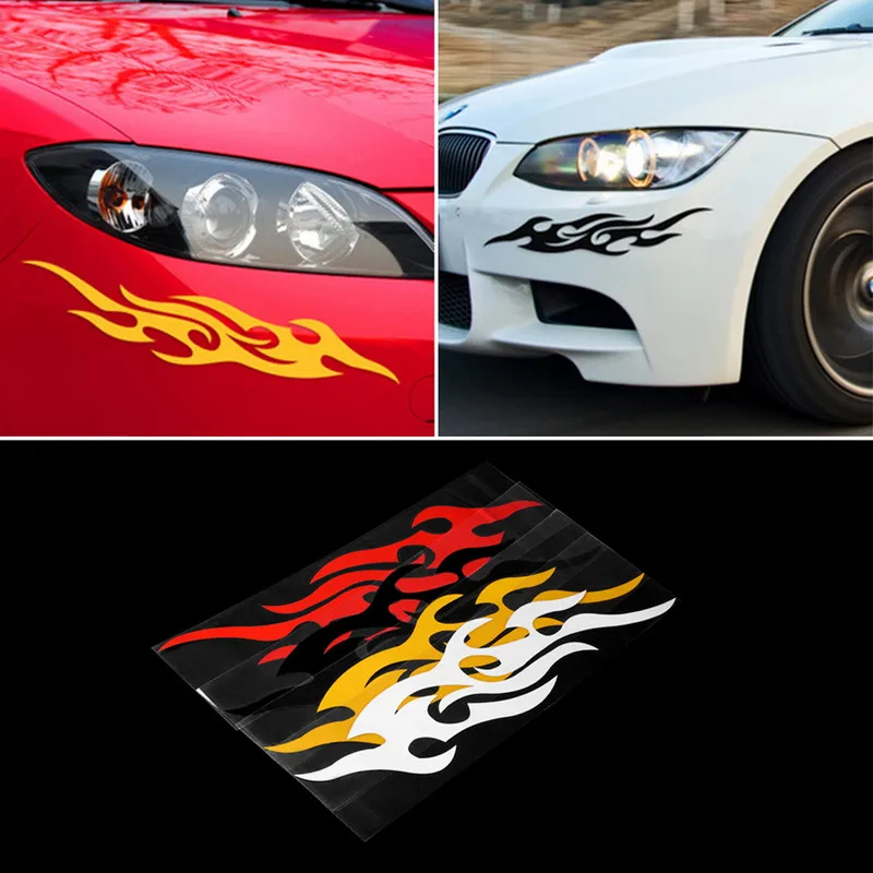 2 шт. автомобильные аксессуары для Chrysler 300c 300 sebring pt cruiser town country voyager 300m|flames sticker|car