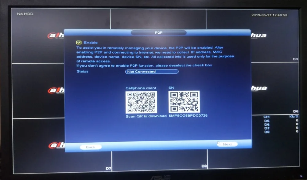 Dahua NVR 4K 8CH видео регистратор NVR5208-8P-4KS2 tripwire распознавание лица 8 POE 4K & H.265 до 12 Мп 3D AI поиск