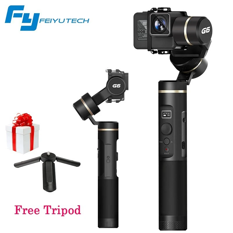

FeiyuTech Feiyu G6 3 Axis Gimbal Handheld Stabilizer for Action Sport Camera Wifi Bluetooth for Smartphone Hero 6 5 4 RX0