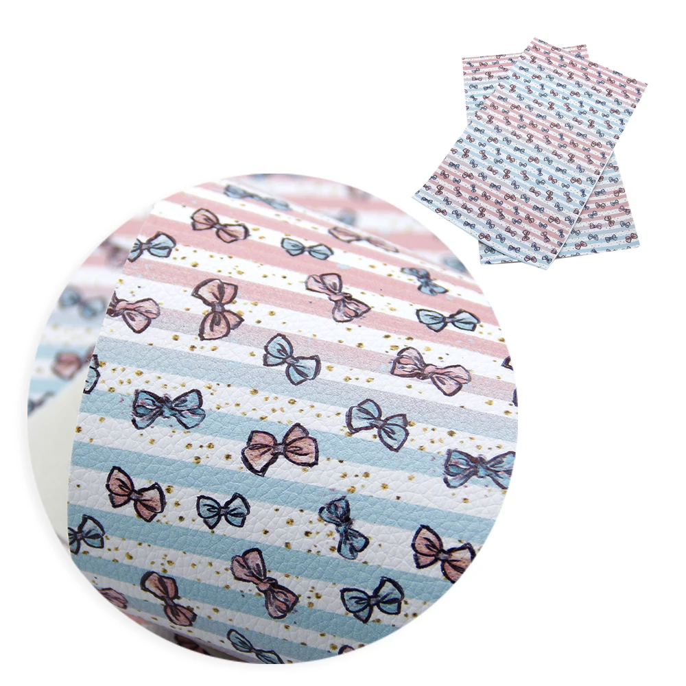 

David accessories 50*70cm Flower Fruit Printed Synthetic Leather For Hair Bow DIY Projects Handbag Shoes,1Yc6517