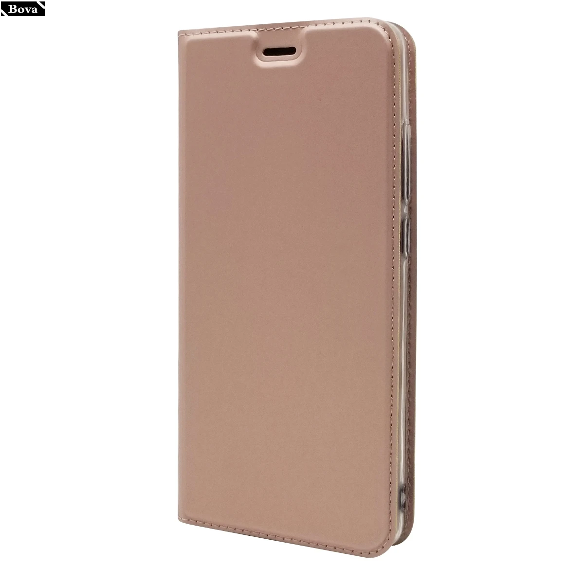 Ультратонкий матовый чехол для Xiaomi mi A1/A2/Xiao mi A2 Lite с магнитной адсорбционной функцией держатель для карт бизнес-Чехол - Цвет: Pink Gold