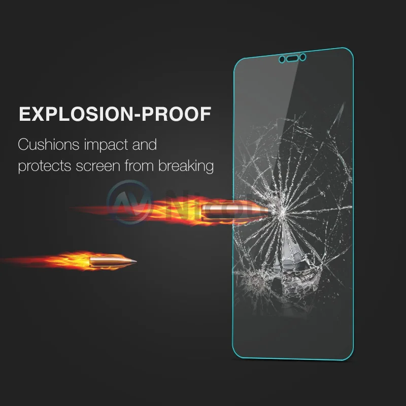 Tempered Glass For Xiaomi Mi A2 Lite 8 5X 6X Anti-fingerprint Screen Protector For Xiaomi Redmi 6 5 Plus Note 5 Pro 4X Glass (5) - 