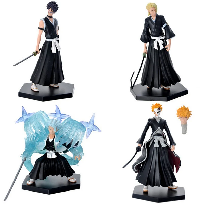 Full Set PVC 4th Bleach Kurosaki Ichigo Action Figure Anime Kisuke
