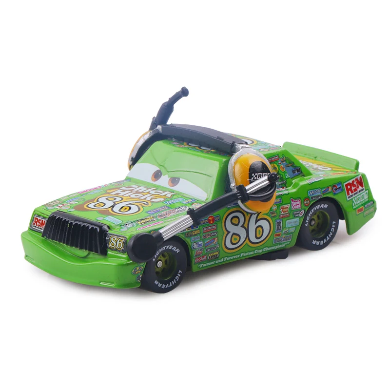 Disney Pixar Cars 2 3 Lightning McQueen SUV Chick Hick Cruz 1:55 литые под давлением игрушки из металлических сплавов Рождественский подарок игрушки для детей игрушечные машинки - Цвет: Chick Hick