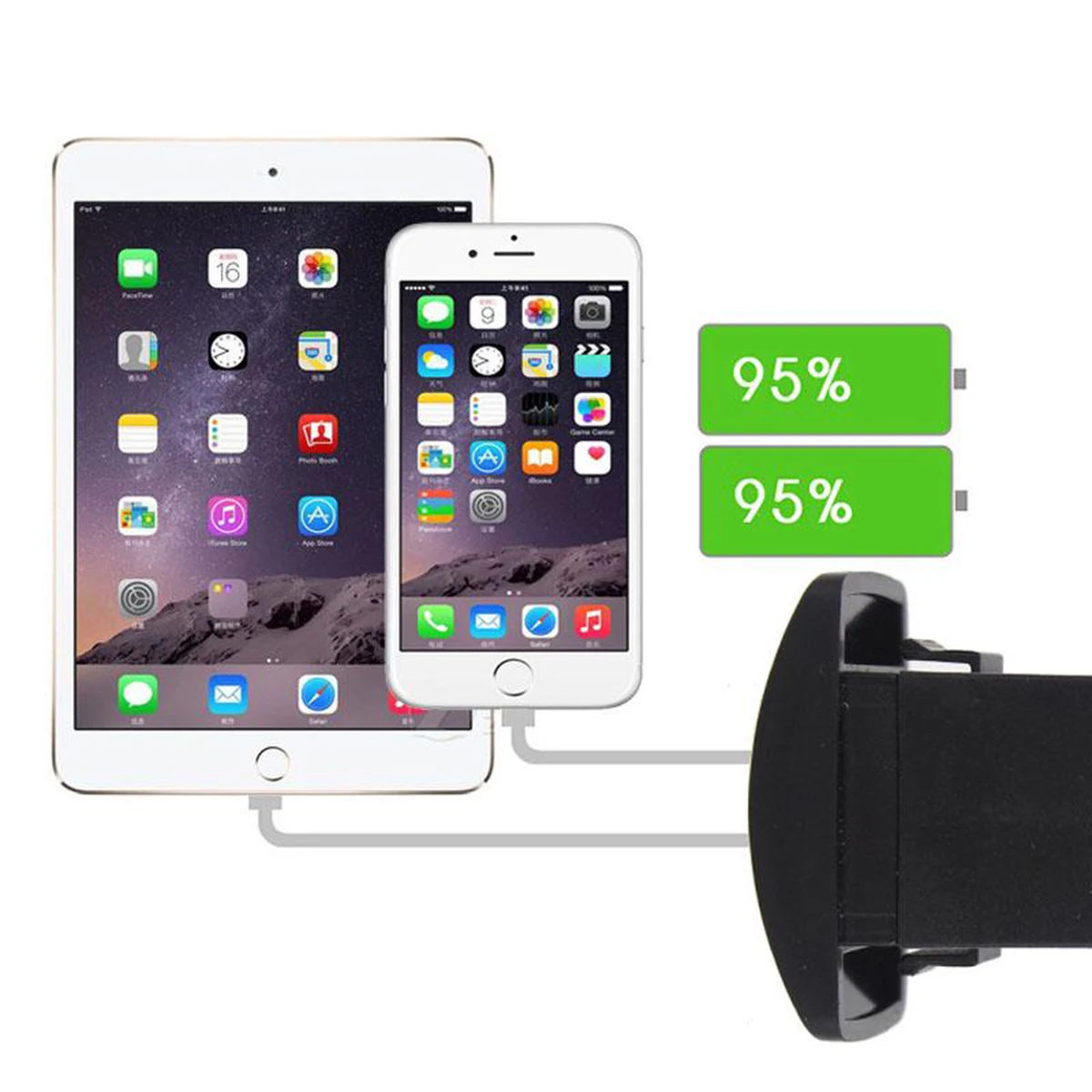 SOONHUA Universal LED Dual Port 2 USB 5V 3.1A Motorcycle Charger Socket Adapter Power Cigarette Lighter Outlet Car Chargers