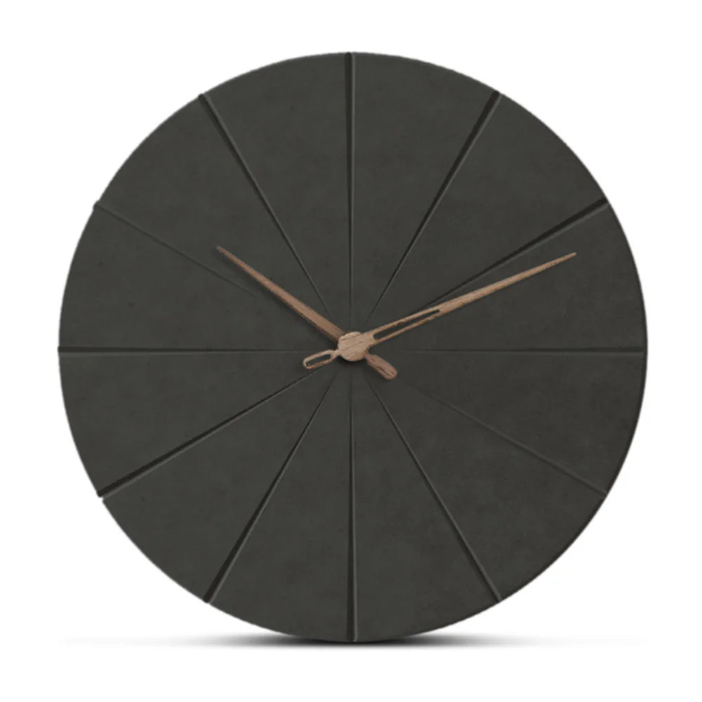 

Black Wood Wall Clock Simple Modern Nordic Minimalist Silent Clocks Artistic European Brief Wooden Wall Watch Home Decor YC4882
