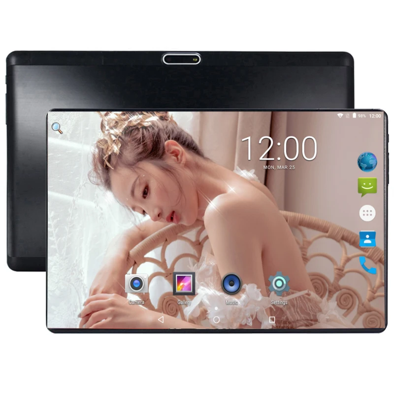 Tablet PC Android 8.0 1280*800 4GB RAM 64GB ROM Octa Core 6000mAh Dual SIM Card cameras IPS GPS 4G phone call 10 inch Tablets