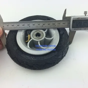 

5X1 Tire Inner Tube bearing 5 Inch Inflation Wheel Using Metal Hub for Electric Vehicle 5 Inch Pneumatic Wheel Gocart Caster