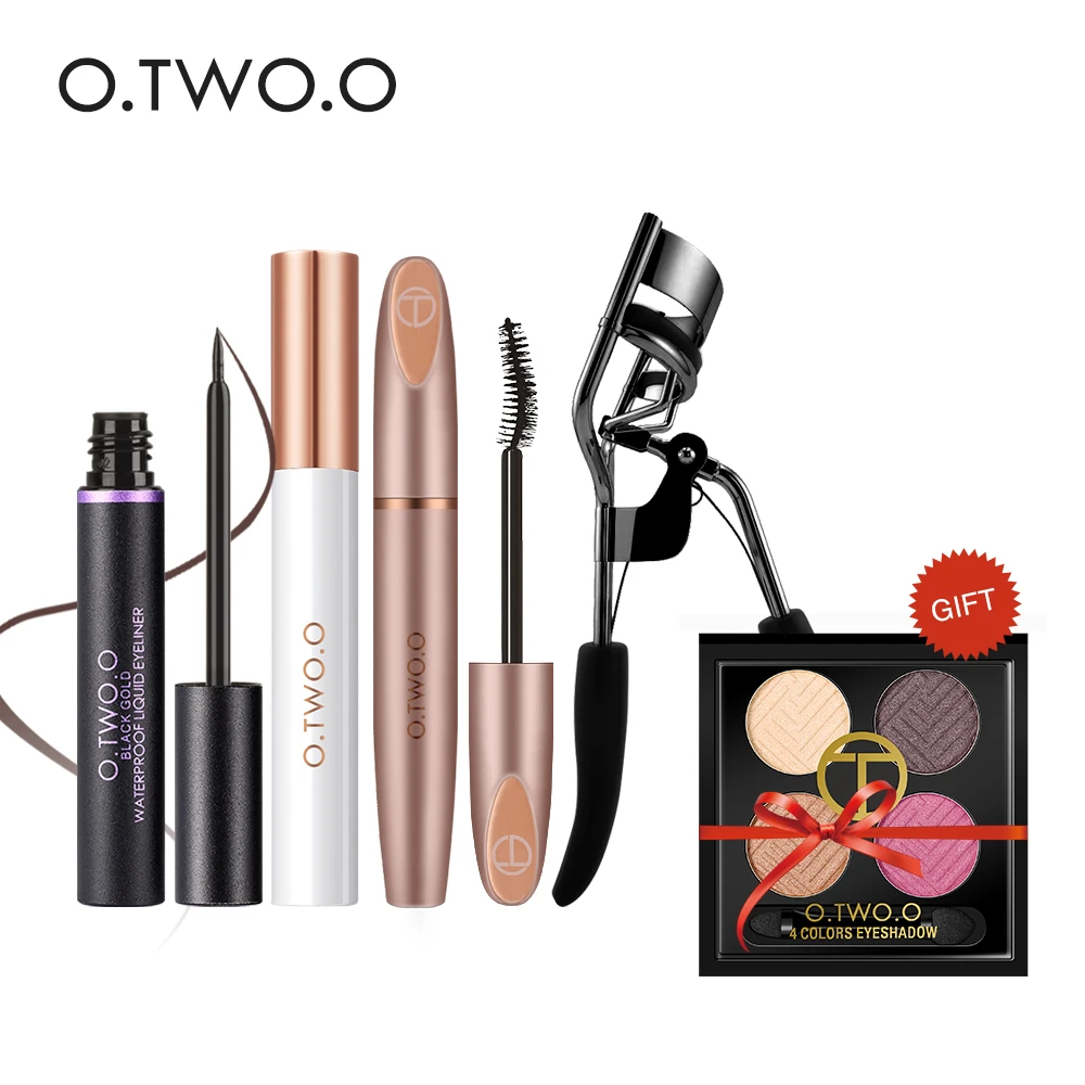 

O.TWO.O Eye Makeup Set,Makeup Tools Kit, Eyeliner,Mascara, Eyelash Growth Treatments,Eyelash Curler,Eyeshadow Full Eye Makeup