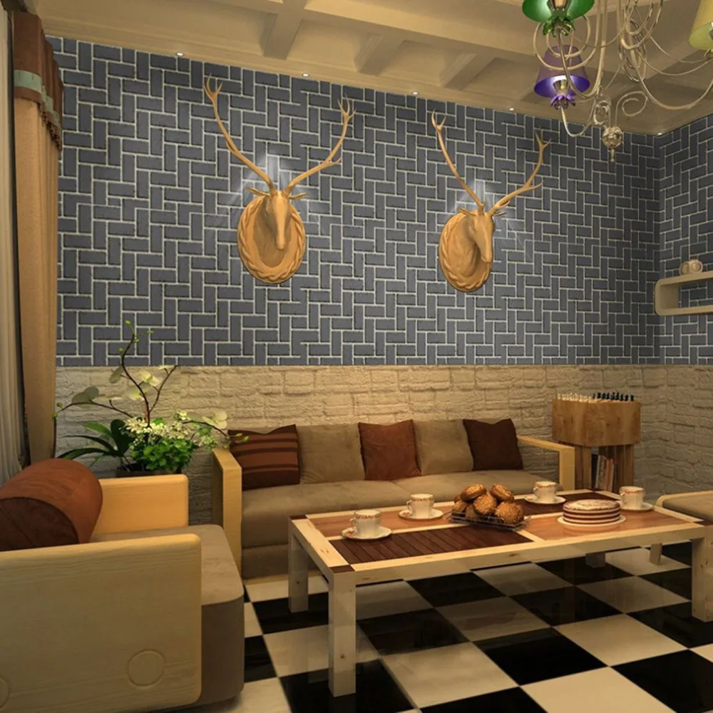 45cm*1m Simulation Brick Wall Stickers Self adhesive Bedroom Living 45cm*1m Simulation Brick Wall Stickers Self adhesive Bedroom Living