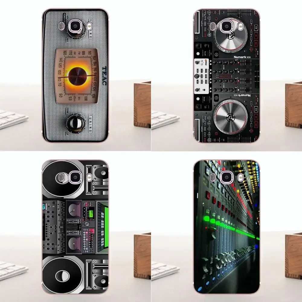 Мягкий корпус сотового телефона Dj радио музыка старый чип для Samsung Galaxy Note 5 8 9 S3 S4 S5