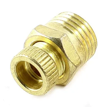 

2 x air compressor, 1/4 PT extension thread metal drain valve, gold