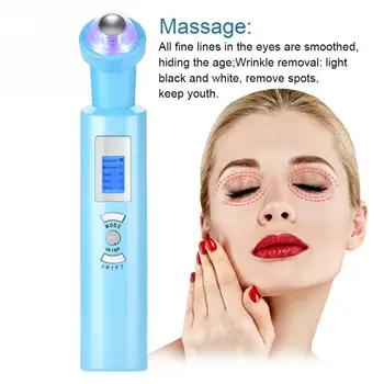 

Electric Eye Massage 360 Rolling Anti-Dark Circle Wrinkle Removal Eye Roller Anti-Aging Eye Massager Skin Care Tool n