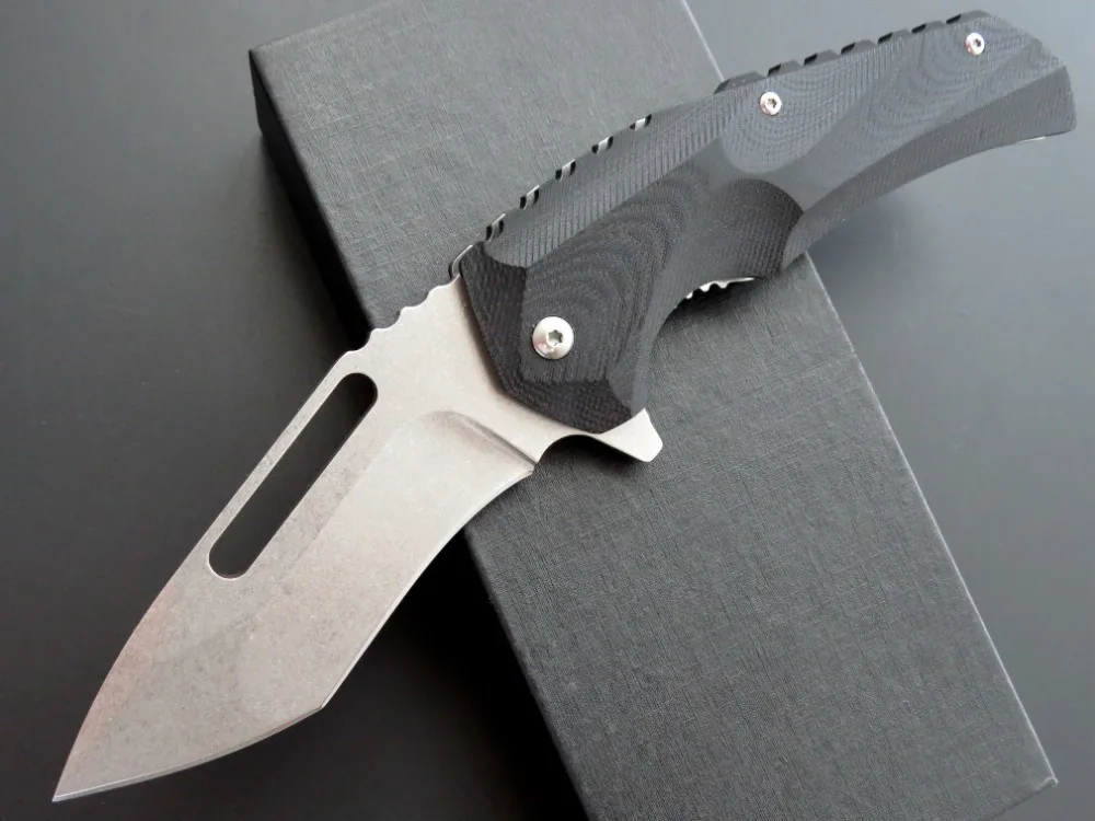 

Karambit 58-59 HRC Tactical Folding Knife G10 Handle Camping Survival Pocket Knives Ball Bearing D2 Blade Outdoor Tools EDC