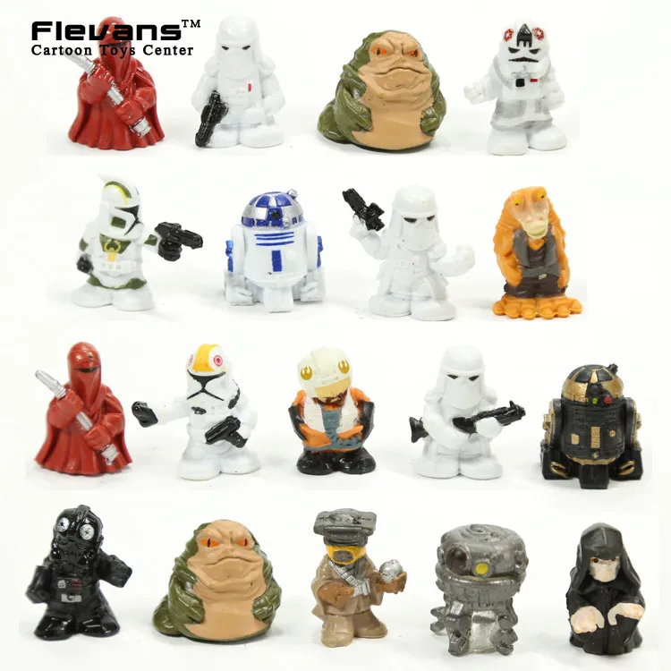 Star Wars Mini Pvc Action Figures Collectible Model Toys 25cm 18pcs