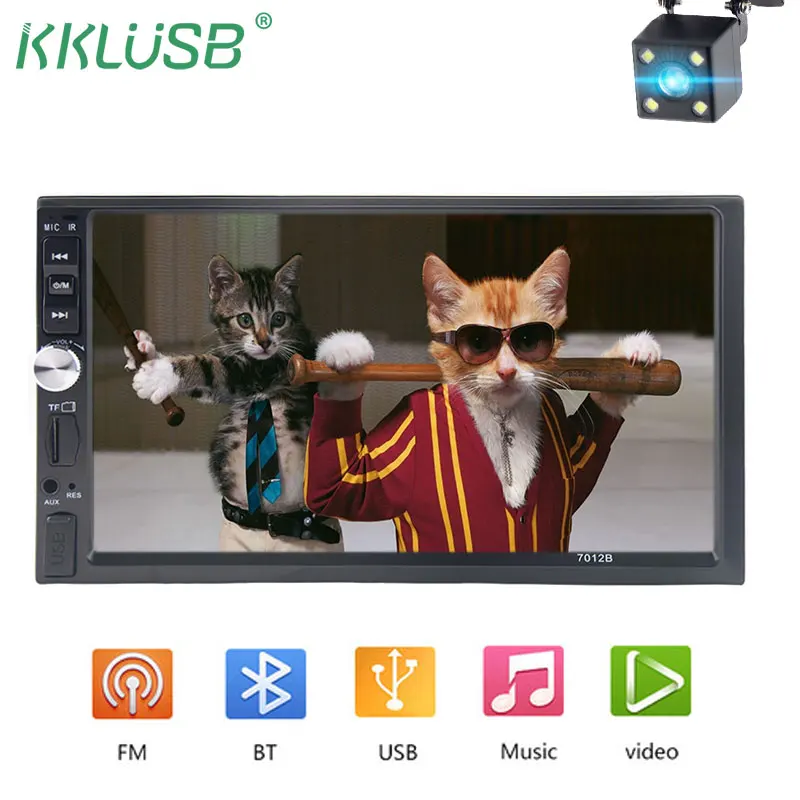 

2 din Car Radio Multimedia Player Autoradio 2din Stereo 7" Touch Screen Video MP5 Player Auto Radio Backup Camera