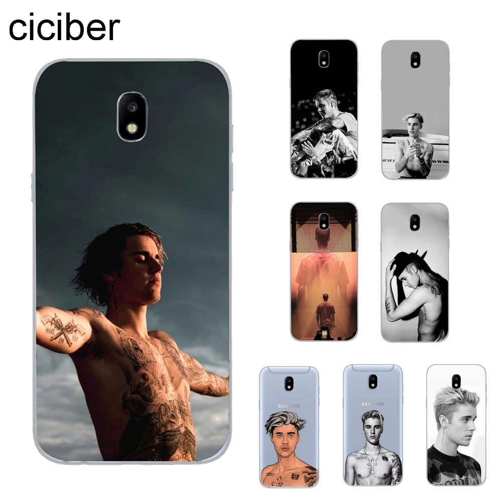 

ciciber Justin Bieber Cover For Samsung Galaxy J8 J7 J6 J5 J4 J3 J2 Pro Core Plus Prime 2016 2017 2018 EU Phone Cases Soft TPU