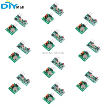 

10pcs/lot 315MHz RF Transmitter Receiver Module 3V-12V for Arduino Arm McU