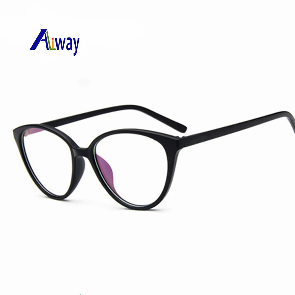 Красивая рамка, брендовые очки для глаз, оправа для женщин, модные мужские кошачьи очки, Oculos De Grau Armacao Femininos - Цвет оправы: bright black