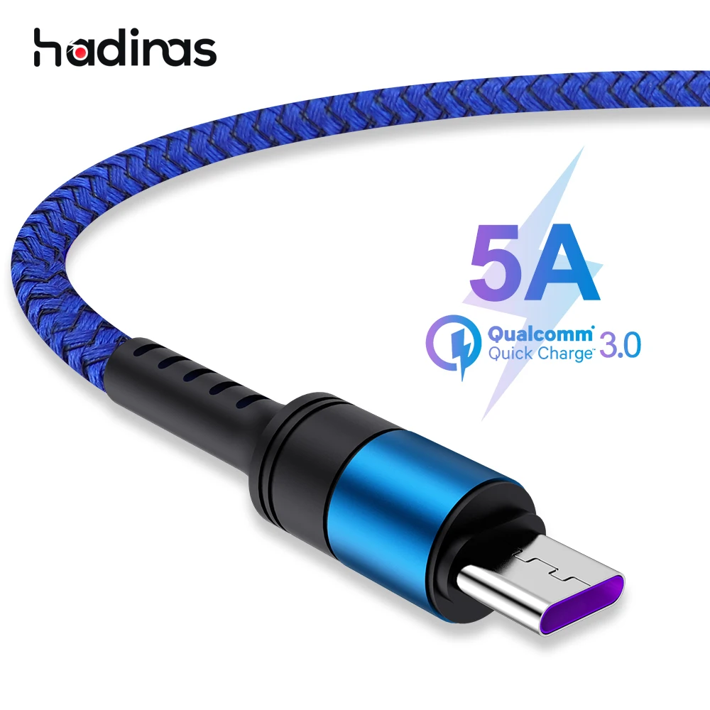 Сверхбыстрый USB C кабель 5A для Huawei P30 P20 Lite Xiaomi Mi 9 зарядный 3 0 Type Samsung S8 S10 S9|Кабели