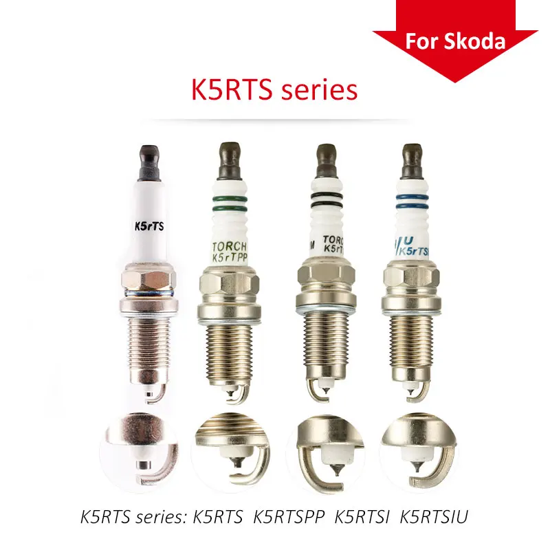 

4pcs China original TORCH spark plugs K5rTS series K5rTS/K5rTSI/K5rTSIU/K5rTSPP/FR7HC+/ZFR5P-G/K16TT/KC8ZMCC