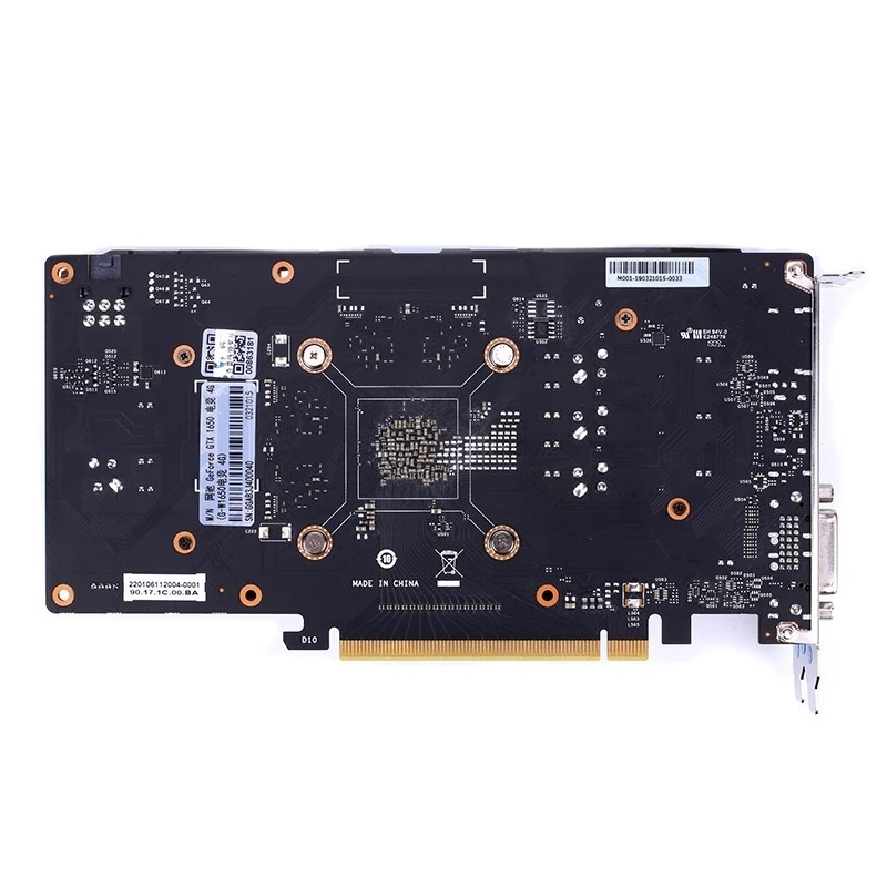 Цветная видеокарта GeForce GTX 1650 E sports 4G GDDR5 NVIDIA DP + HDMI DVI 128 бит 6Pin для ПК игр|Графические