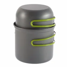 Горячая чашка для пикника легкий 2 шт./компл. алюминиевая кухонная посуда из сплава наружные складные ручки сковорода походная кухонная утварь