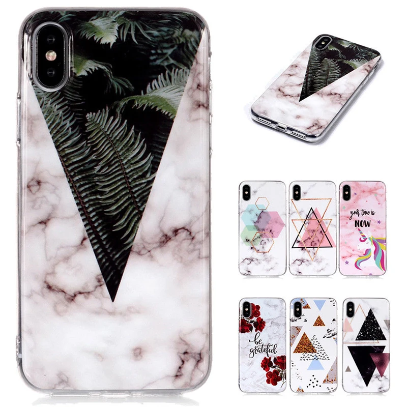 

Fashion Marble Soft TPU Case Mobile Phone Silicone Cover Shell Coque Fundas Hull for Apple iPhone X XS MAX 6.5" XR 6.1"