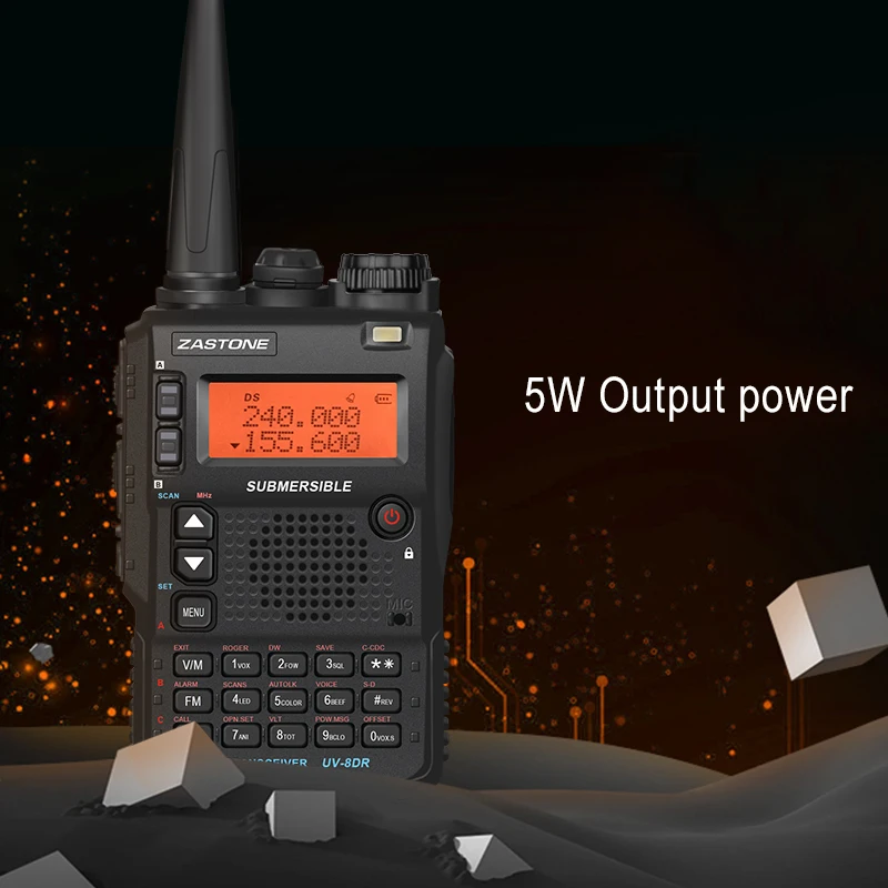 Zastone UV-8DR Mini Radio Walkie Talkie VHF 136-174MHz UHF 400-520MHz CB Ham Radio 128 Channel Two Way Radio Comunicador telsiz Zastone UV-8DR Mini Radio Walkie Talkie VHF 136-174MHz UHF 400-520MHz CB Ham Radio 128 Channel Two Way Radio Comunicador telsiz